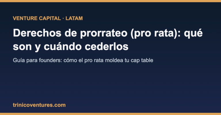 Derechos de prorrateo (pro rata) en LATAM: qué son y cuándo cederlos