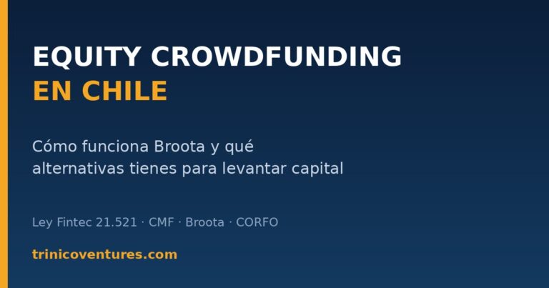 Equity crowdfunding en Chile: cómo funciona Broota y qué alternativas tienes