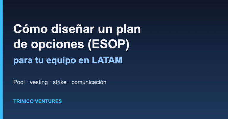 Cómo diseñar un plan de opciones (ESOP) para tu equipo en LATAM